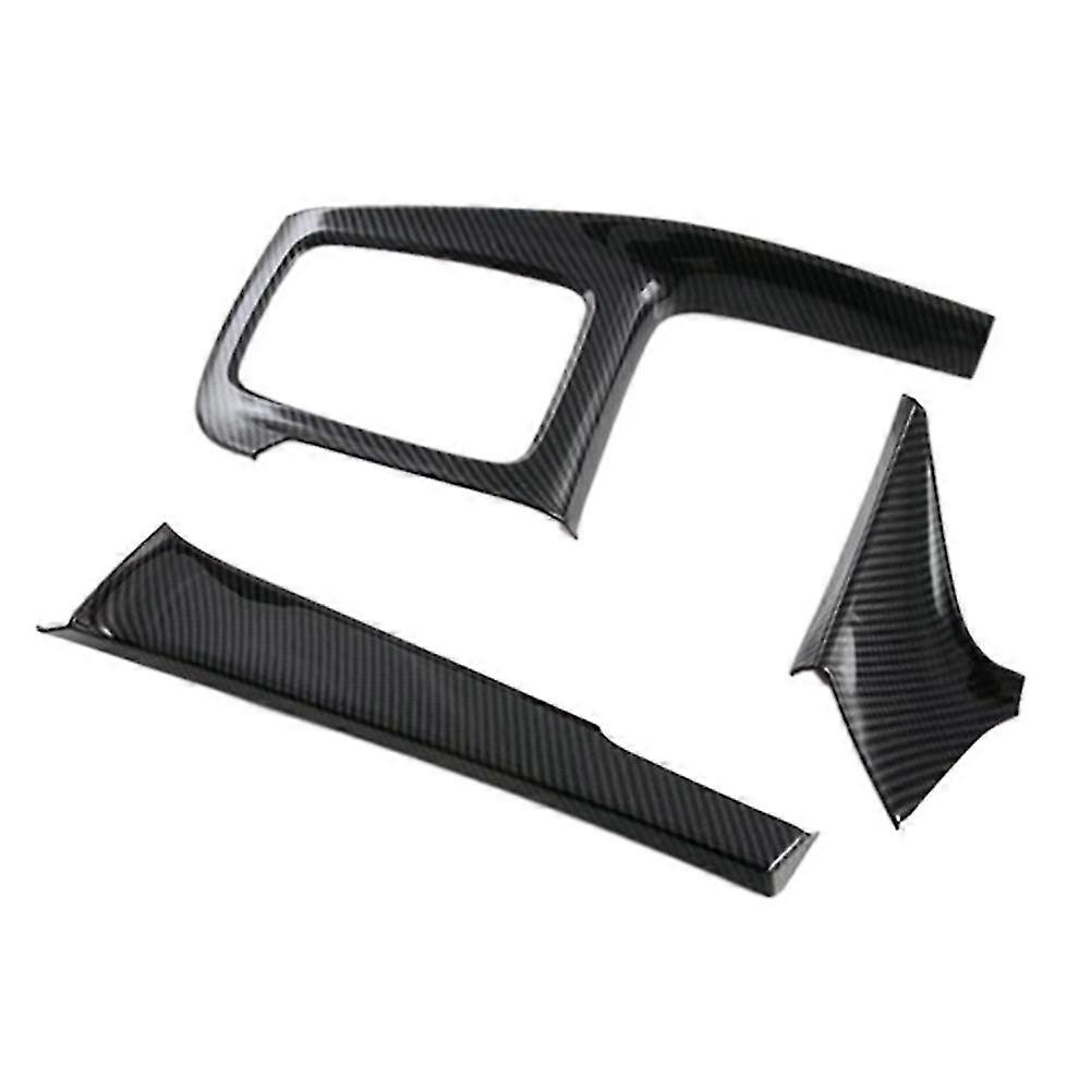 3Pcs Carbon Fiber Central Control Gear Shift Panel Decal Interior Modification for XRV XR-V -V 2022