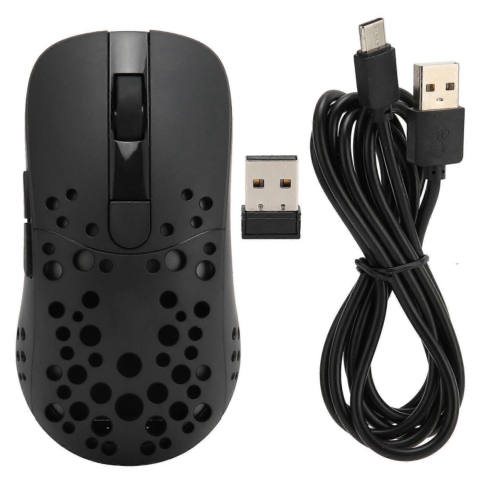 HXSJ Gaming Mouse 2.4G Dual Mode Six Level Adjustable Precise Control 10000DPI RGB Mice for Windows PC Gamers