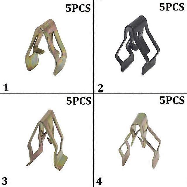 20Pcs Metal Clips Car Body Console Dash Dashboard Trim Rivets Fixed Snap
