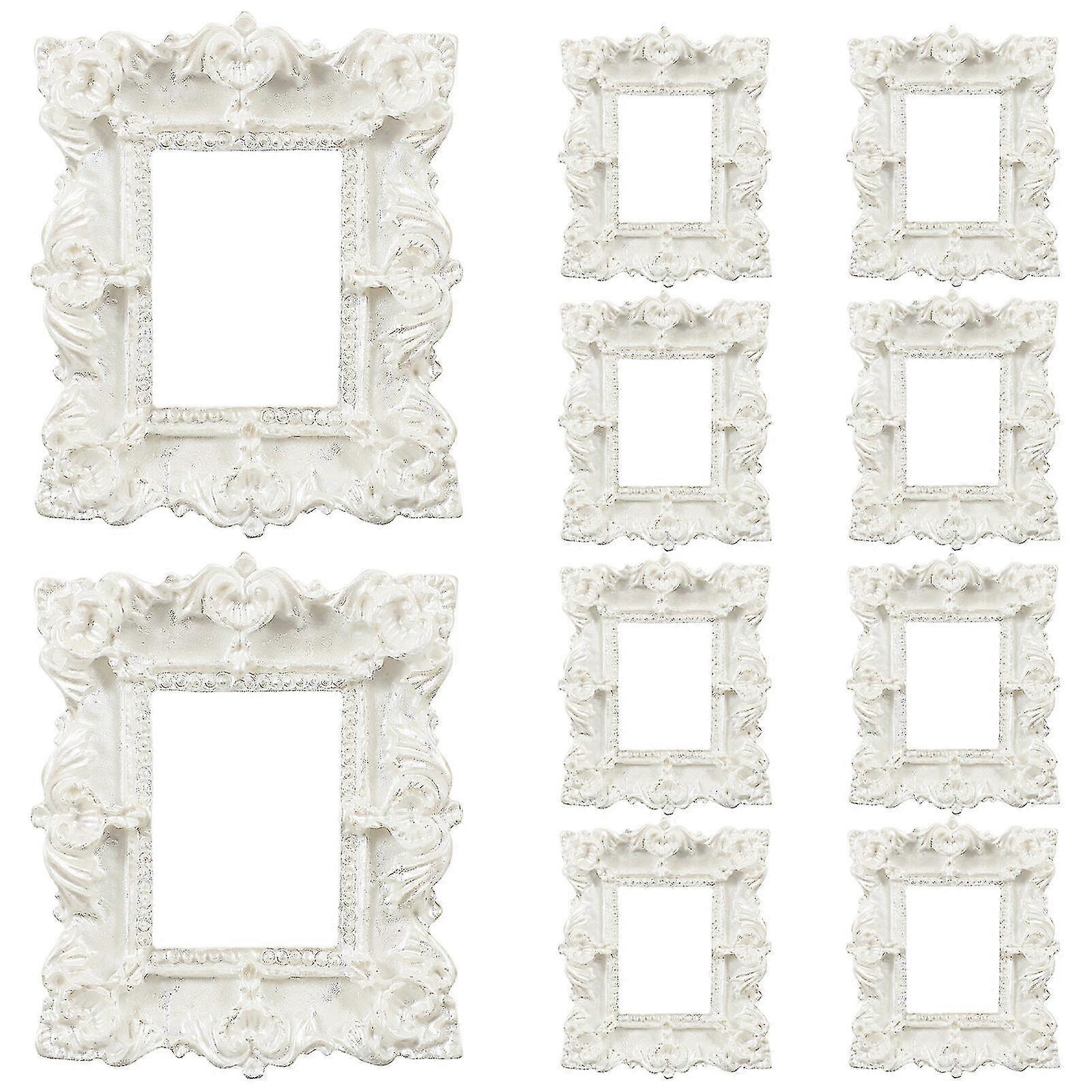 10pcs Mini Photo Frames Photo Picture Display Frames European Style Small Frames