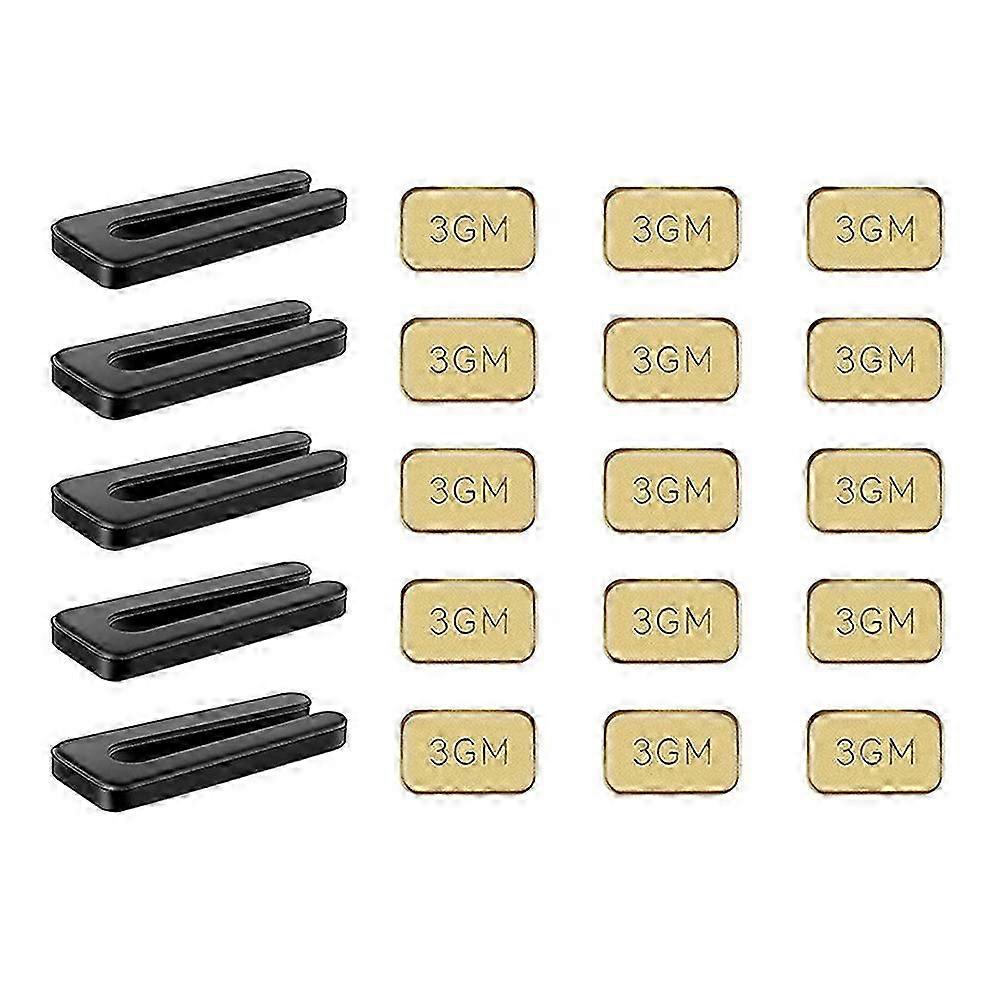 5 Sets Ceiling Fan Balancing Kit Fan Balancing Clip and Self-Adhesive Weights Kit