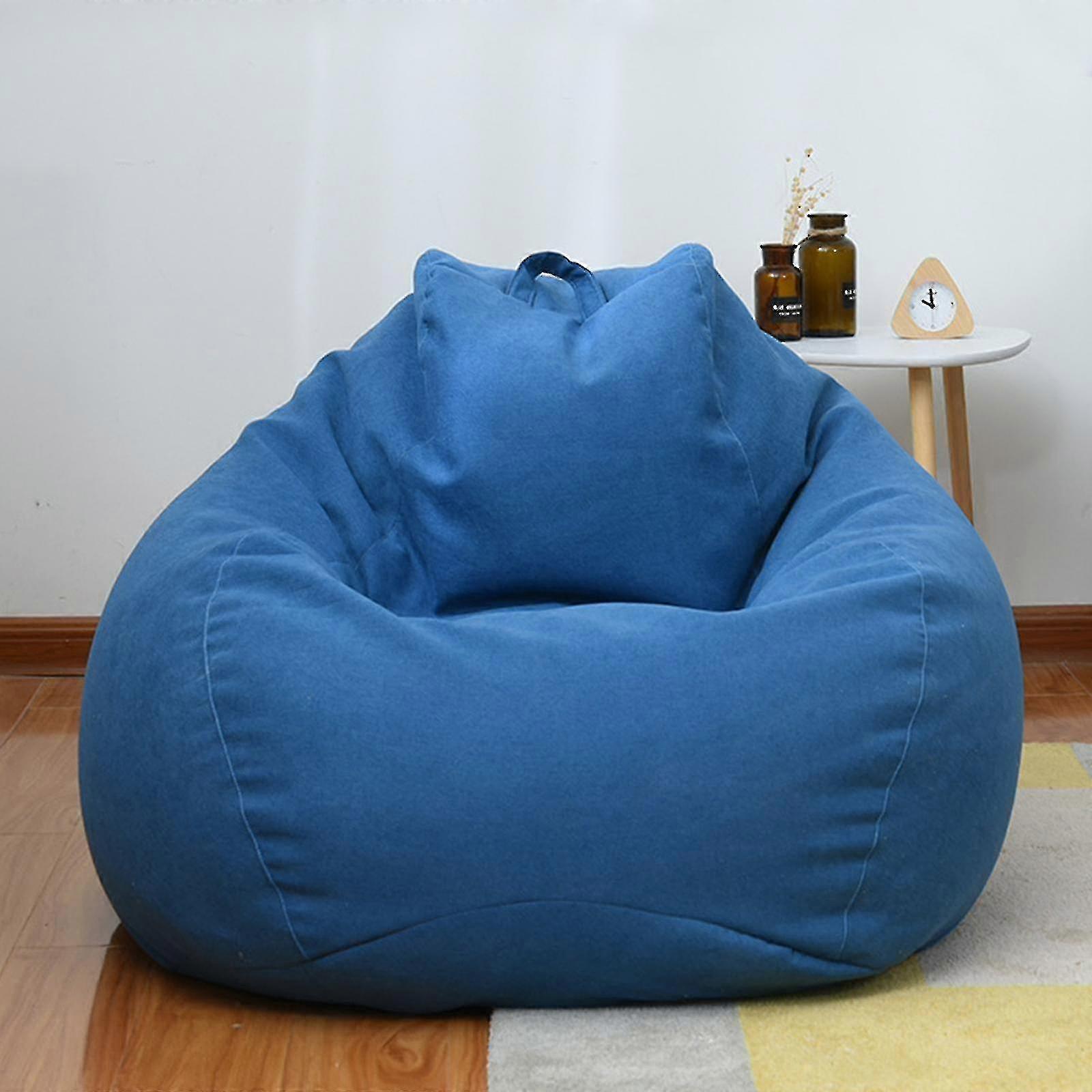 New Extra Large Bean Bag Chairs Couch Sofa Cover Indoor Lazy Lounger No Filling