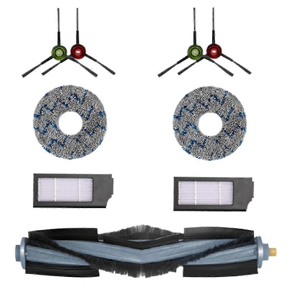 9pcs Replacement Parts Mop Cloth Hepa Filter Main Side Brushes