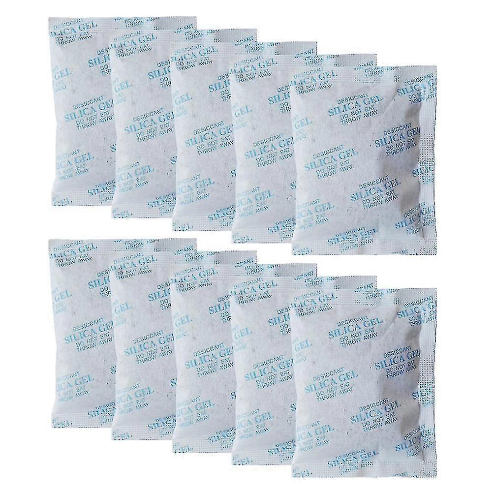 100pcs 10g αποξηραντής υγρασίας πηκτωμάτων πυριτίου Ξηρός υγρός-απόδειξη πρόληψη διάβρωσης (ουρανός-μπλε)
