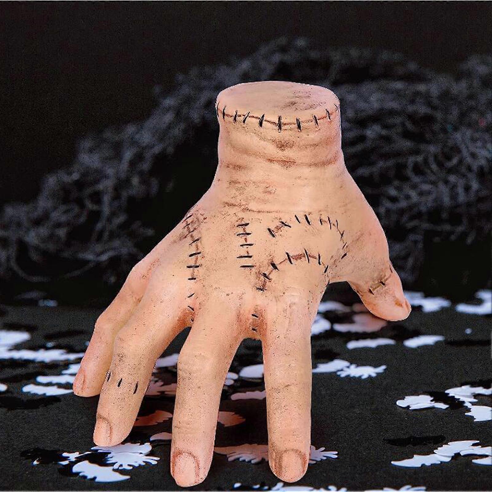 Realistic Latex Hand with Pendant Soft and Comfortable to Touch Ornaments for Home Office Classroom Decor