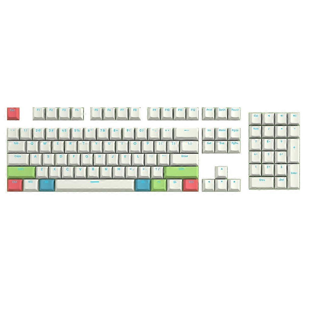 108PCS Gaming Mechanical Keyboard Keycaps Double Shot PBT Backlit Keycap