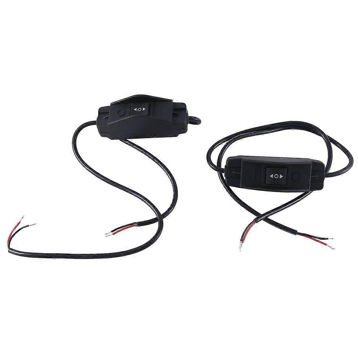 2pcs Dc Push Rod Positive And Reverse Control Switch Power Positive And Negative Converter Transfer