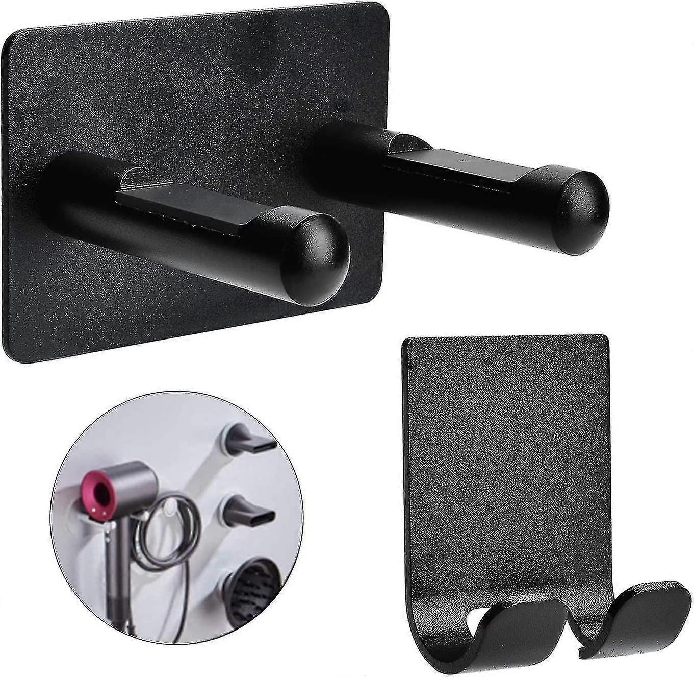 戴森支架，卧室和浴室戴森超音速吹风机不锈钢壁挂支架，不锈钢金属插头支架