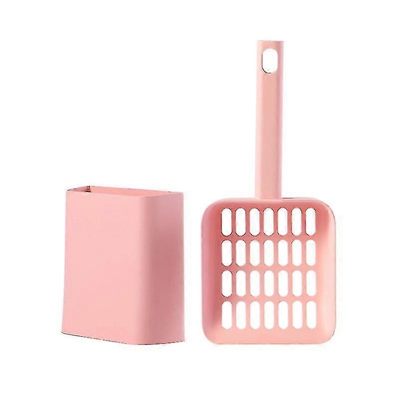 Cat Litter Scoop With Holder Pet Sifter Garbage Cleaning