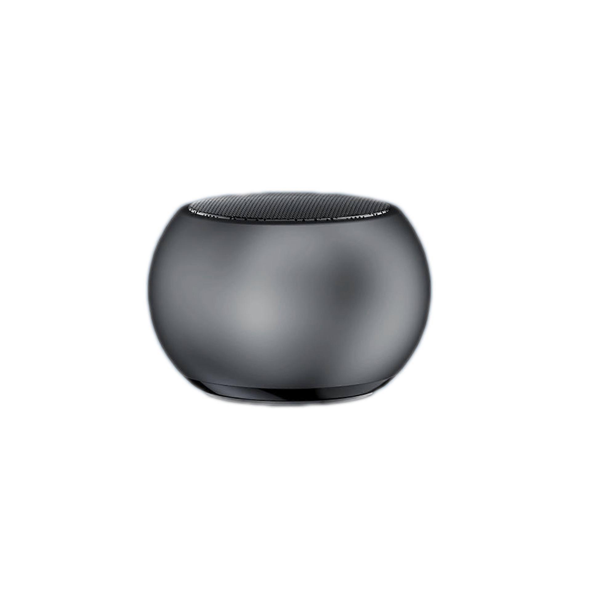 Portable Mini Bluetooth Speaker - Metallic Design, Bass-Enhanced Sound, Compact Size, Wireless Compatibility