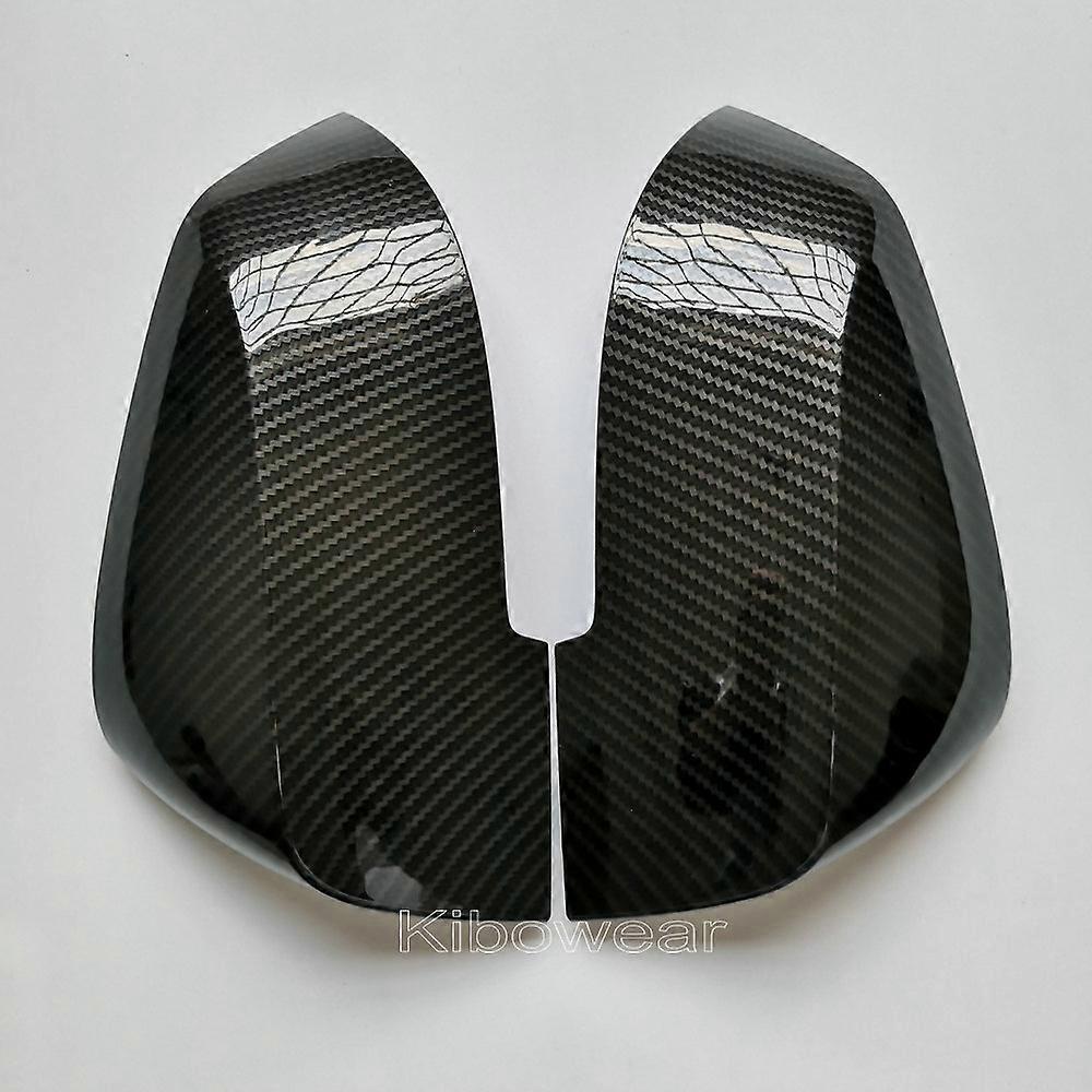 for BMW F30 F31 F20 F21 F22 F23 F32 (Carbon Look) Mirror Covers Caps F33 F34 X1 E84 Side Wing 1 2 3 4 Replace 2014