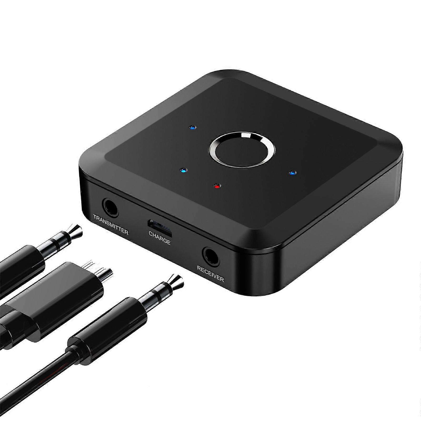 3.5 AUX Audio Adapter   Optical Coaxial TF/U-Disk FM Mic Wireless Transceiver