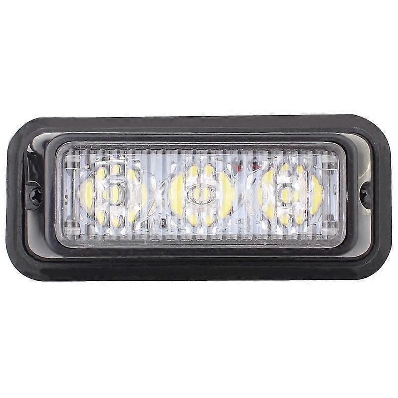9W 540LM 6500K 3-LED Car Flashing Warning Signal Lamp