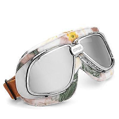 PU Leather Motorcycle Goggles Safety Eye Ski Glasses Retro Woman Sunglasses for Pit Bike Motocorss ATV