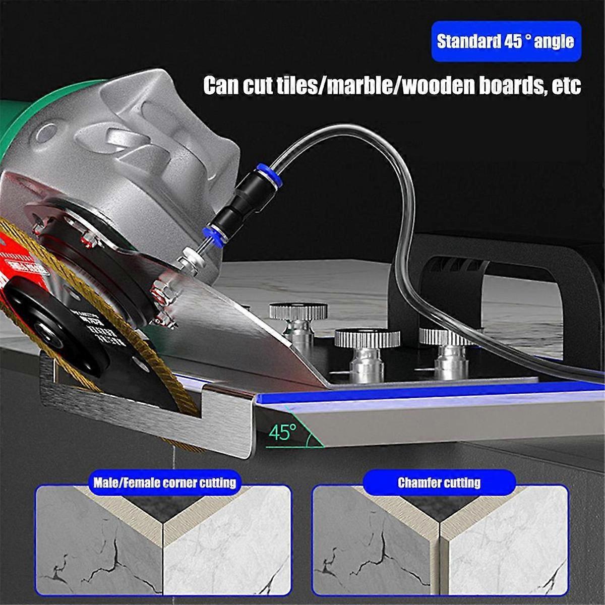 Tile Chamfer Grinder Tool Angle Grinding Bracket for Tile Chamfering 100-Type Angle Grinder Tools for Home Renovation A