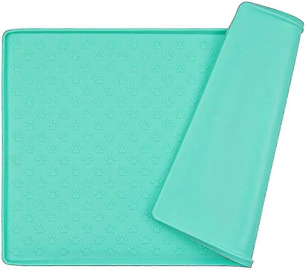 Feed Mats For Dogs. Cats Food Bowl Underlay Silicone Food Mats Non-slip