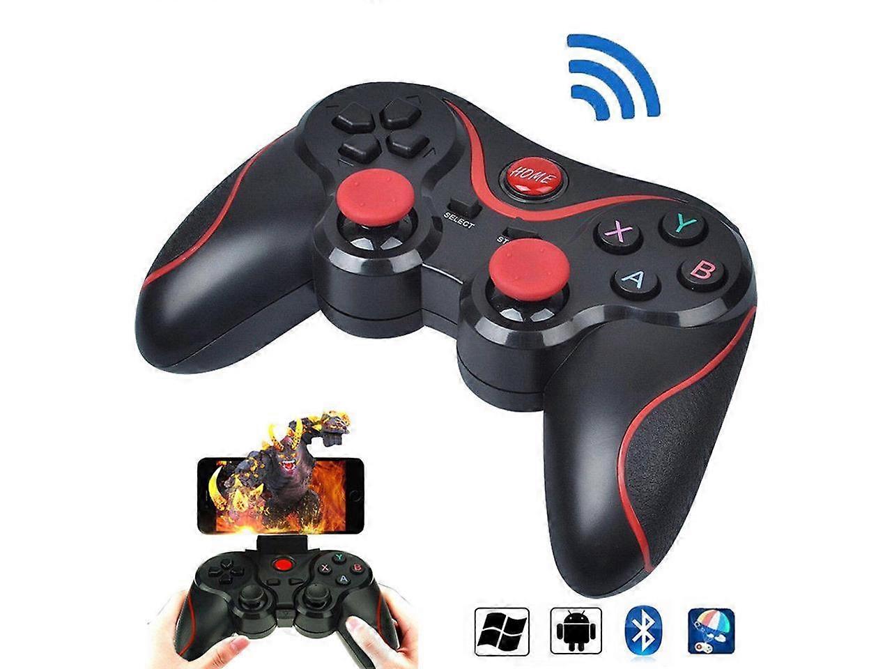Game Controller Wireless Bluetooth Gamepad Joystick with Wireless Receiver for iOS / Android Smartphone / Tablet / Smart TV / TV box / Windows PC