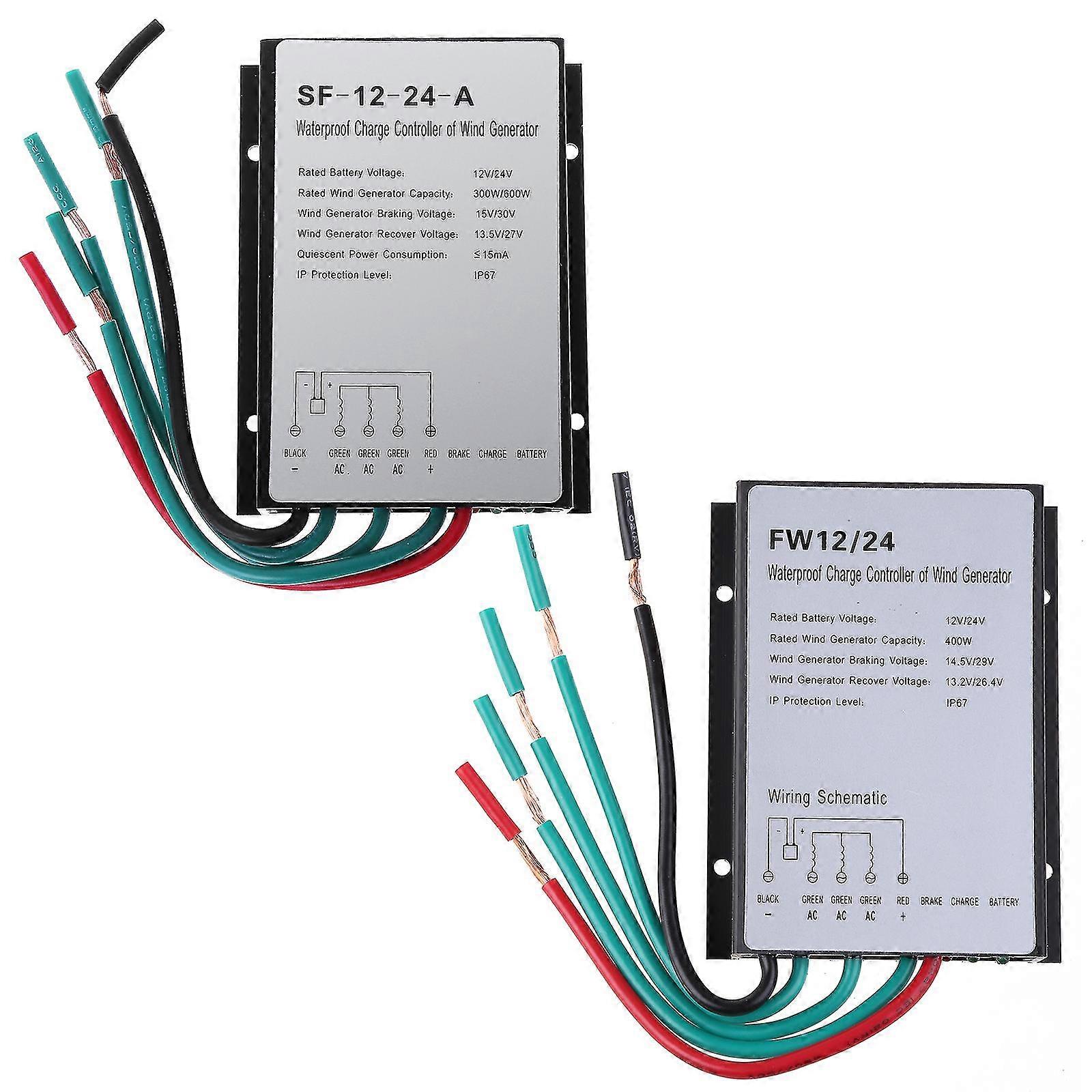 600W 12V/24V Waterproof Wind Turbine Generator Charge Controller Wind Controller