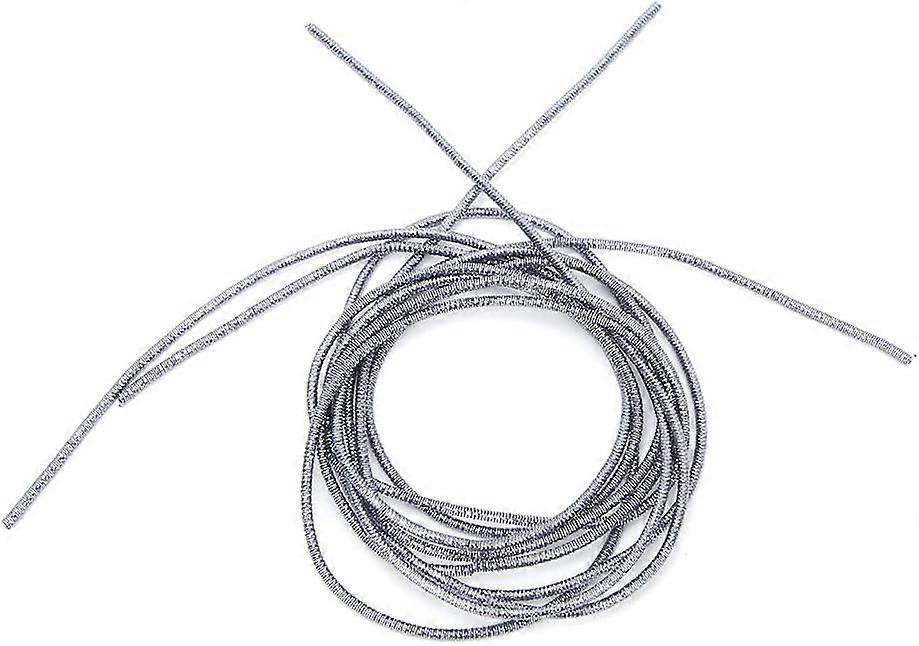 Copper Wire Embroidery Thread Sewing String 1.5mm Dia. DIY Stitching (Silver)