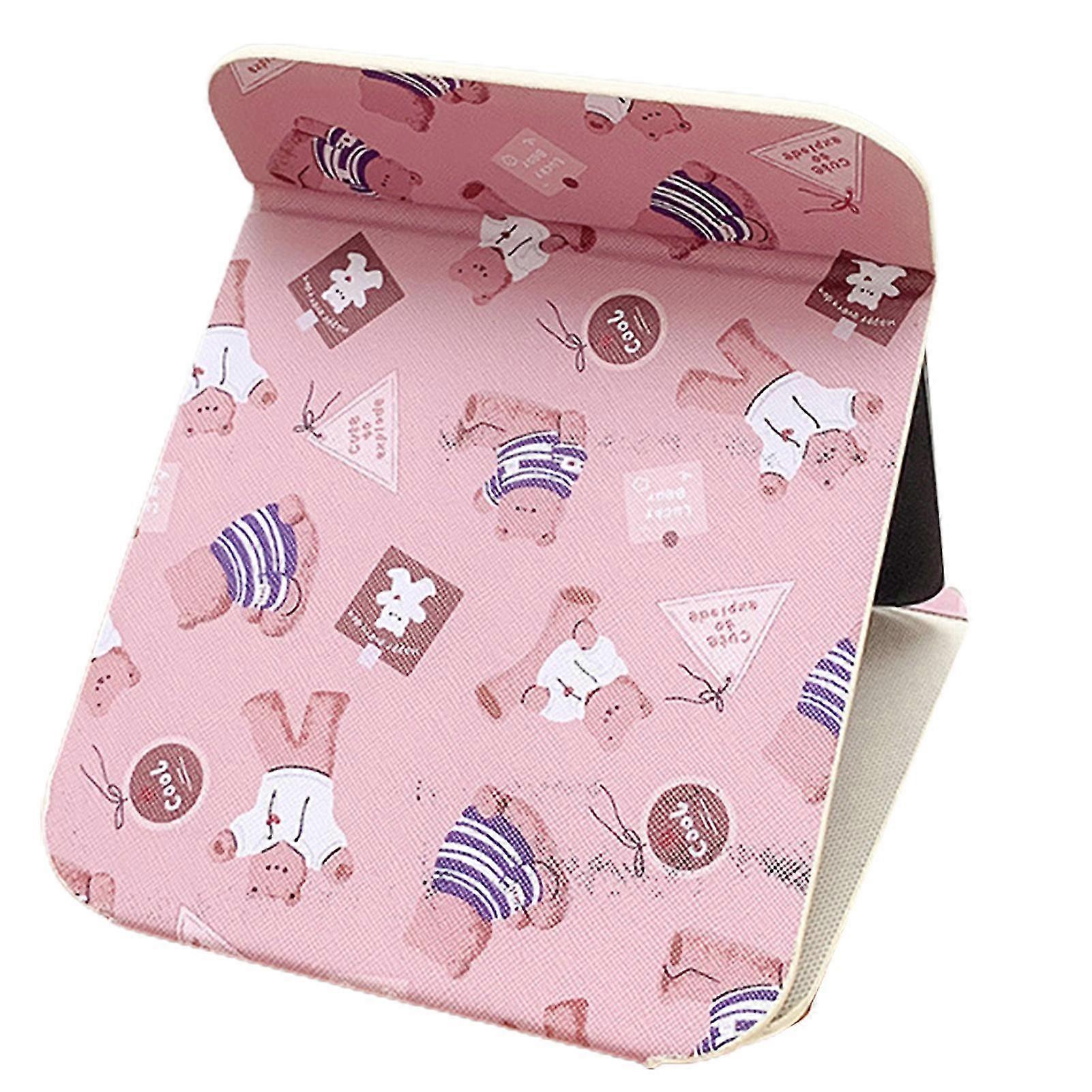 Single Side Vanity Mirror Rectangular Desk Mirror With Folding Stand