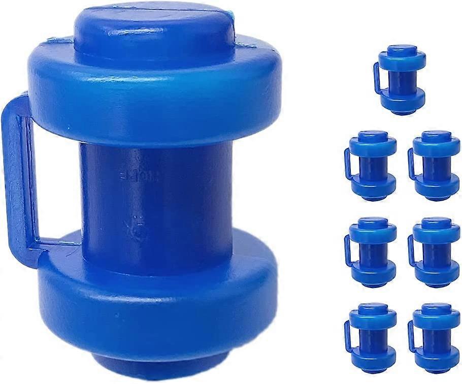 Trampoline Post Cap for Trampoline Net Pegs,Safety Net Replacement Part,8 Pack Protective Caps 25mm,Blue