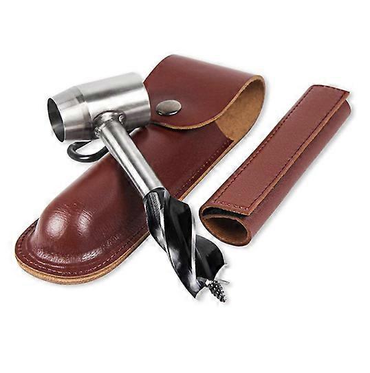 Survival Diamond,Portable Manual Auger Wrench Multipurpose Outdoor Wood Peg and Hole Maker for Camping Hiking