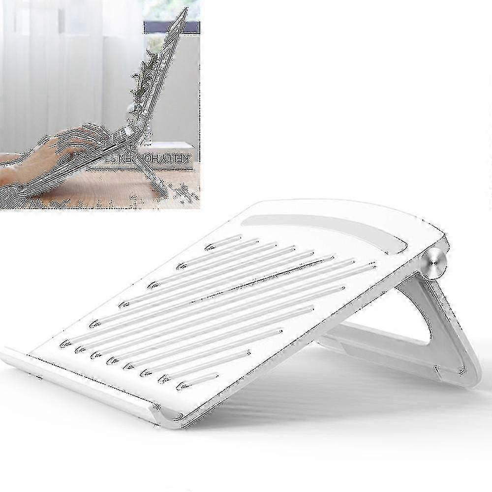 Foldable Laptop Stand, Portable Aluminum Computer Riser, Adjustable