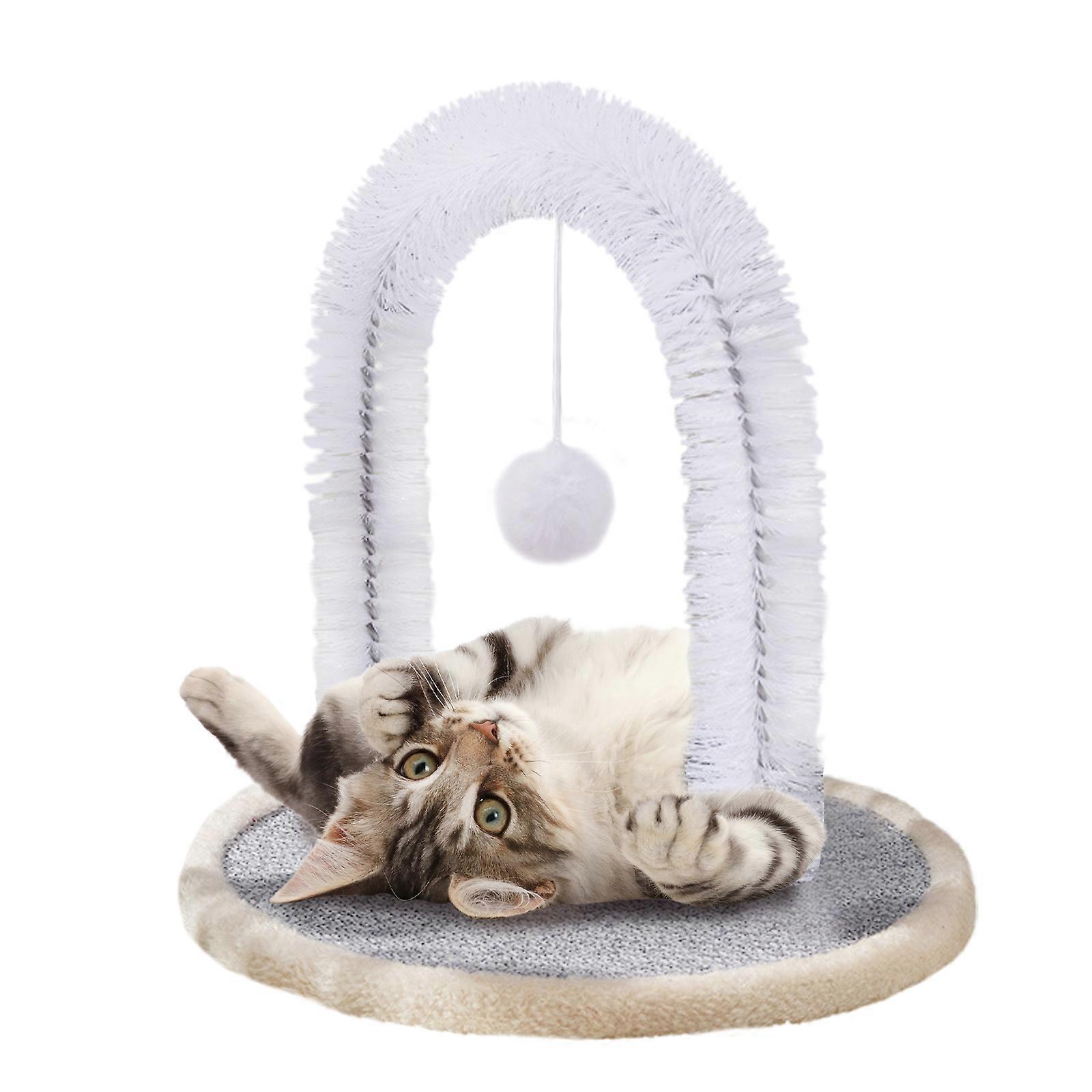 New Cat Scratching Mat,Anti-slip Anti Fall Down Cat Self Groomer and Massaging Brush Cat Toys