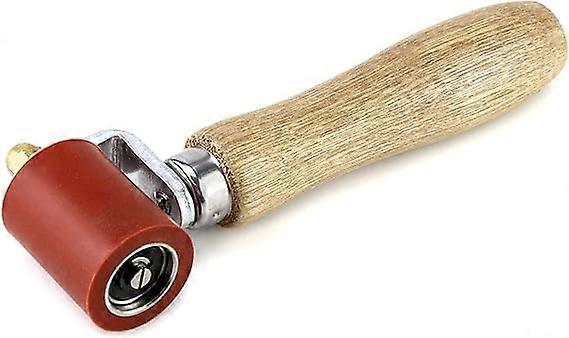 シリコン圧力ローラー、高温耐性硬質ゴムシームローラー手動圧力ローラールーフ PVC 溶接ツール、 40mm、 レッド