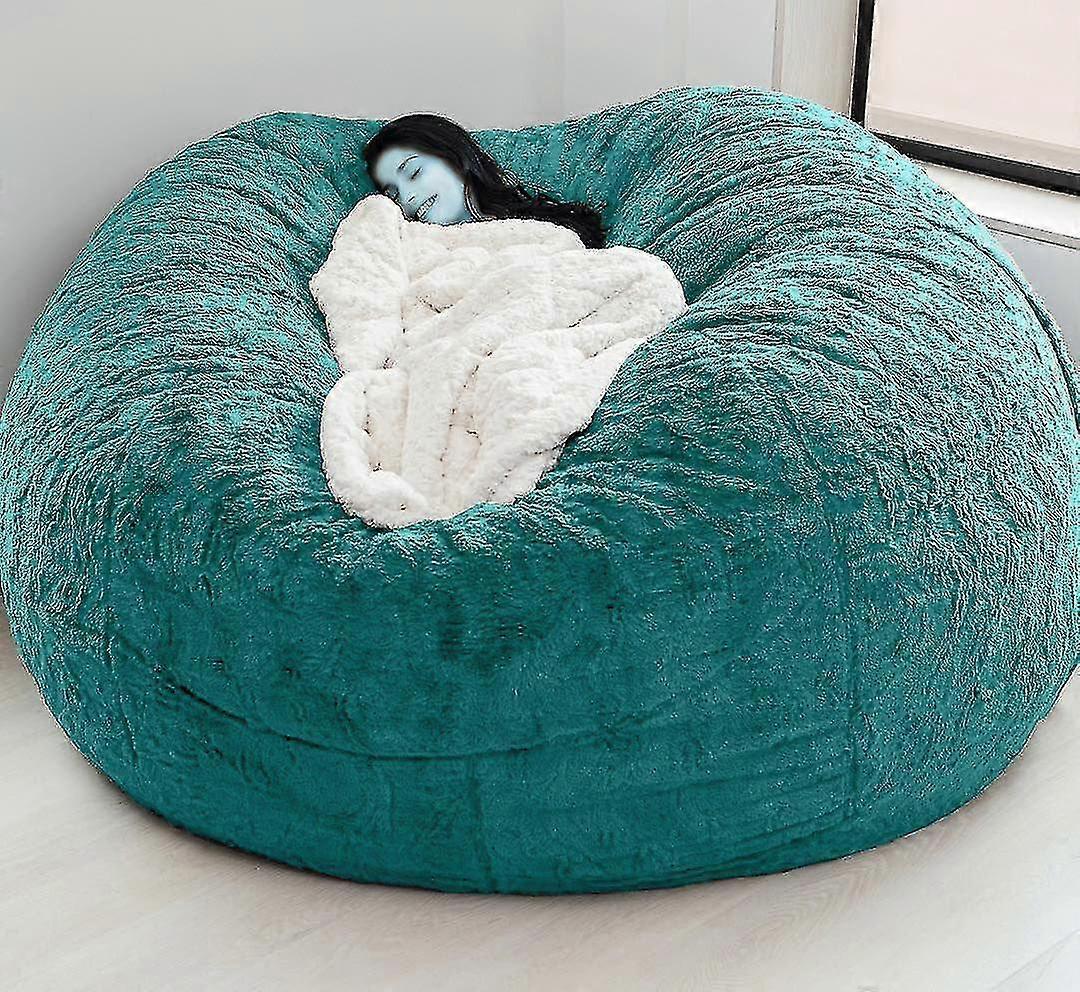Lazy Sofa Bean Bag Sacchetto di fagioli di pelliccia artificiale (solo sacchetti di fagioli)