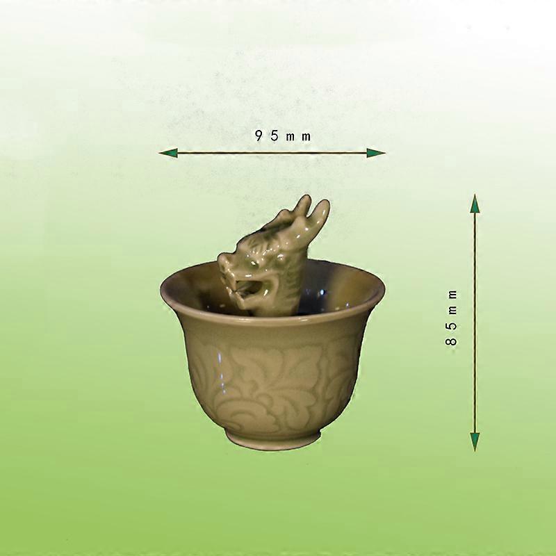 Siphon principle ceramic wine cup pitagoras cup