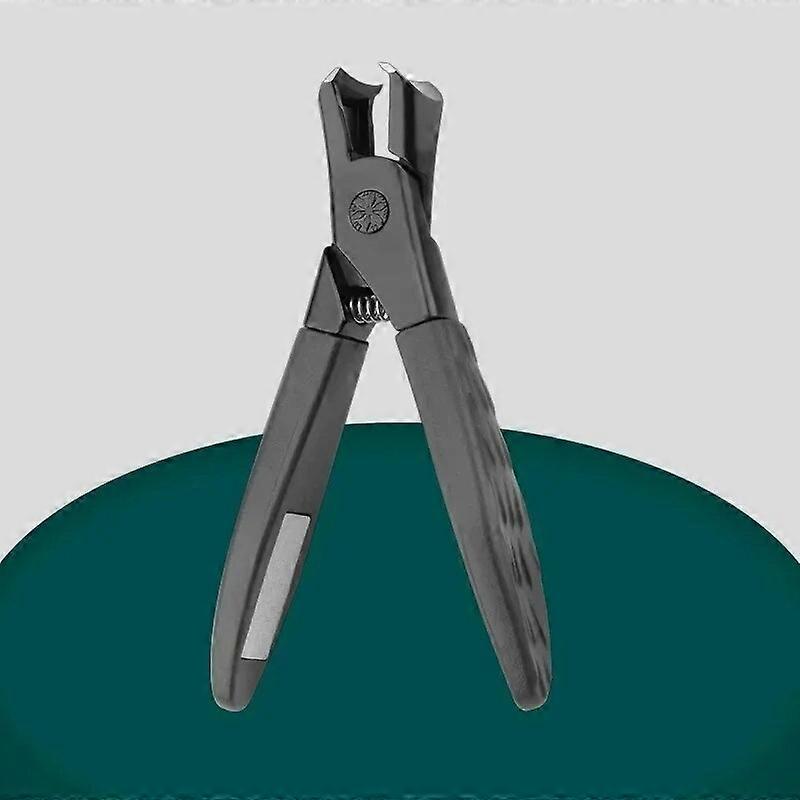 厚い爪切りセットスプラッシュ耐性のある偽の爪カッターペディキュアツールネイルチップペディキュアツールマニキュアツールプロフェッショナル