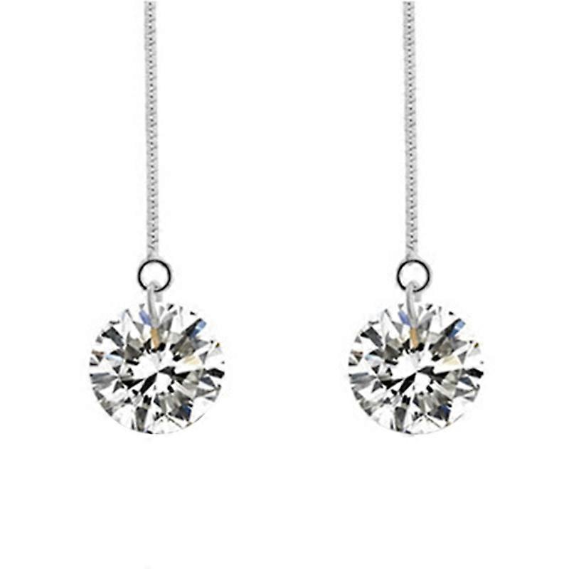 1 Pair Durable Ear Dangle Jewelry Accessories Silver