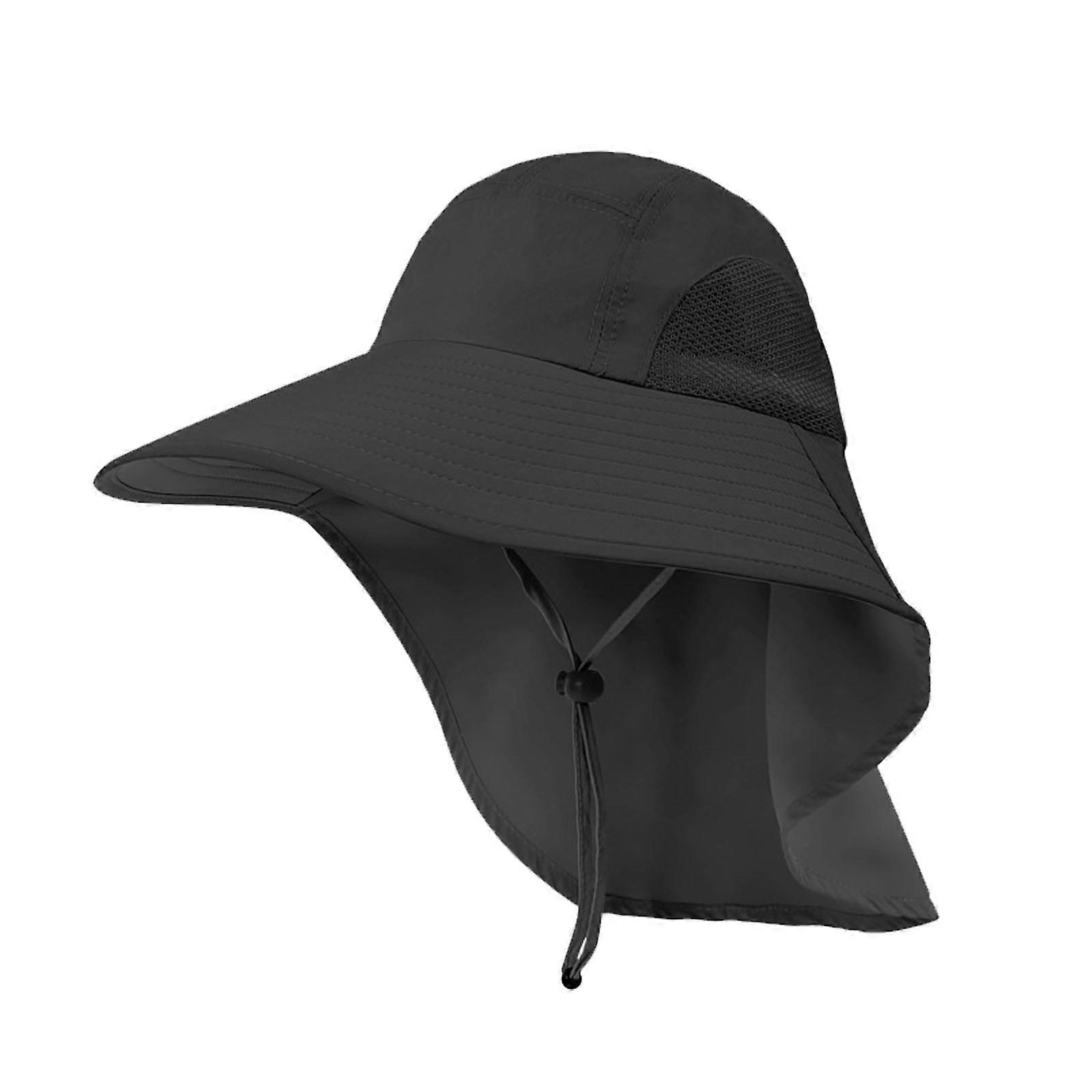 واسعة حافة الشمس قبعة في الهواء الطلق Sunhat للجنسين مريحة حماية كاملة تنفس خفيفة الوزن غطاء مقاوم للماء