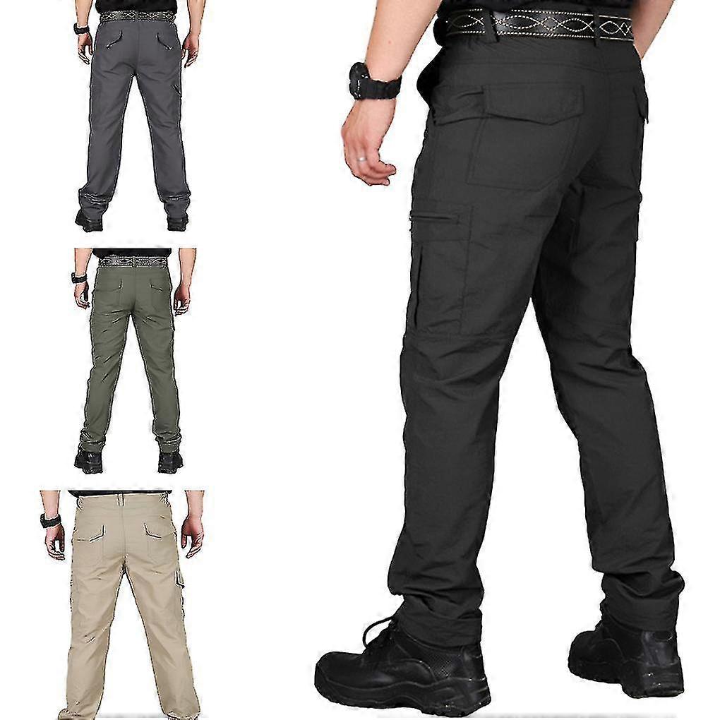 Men Cargo Pants Quick Drying Training Overalls Hiking Mountaineering