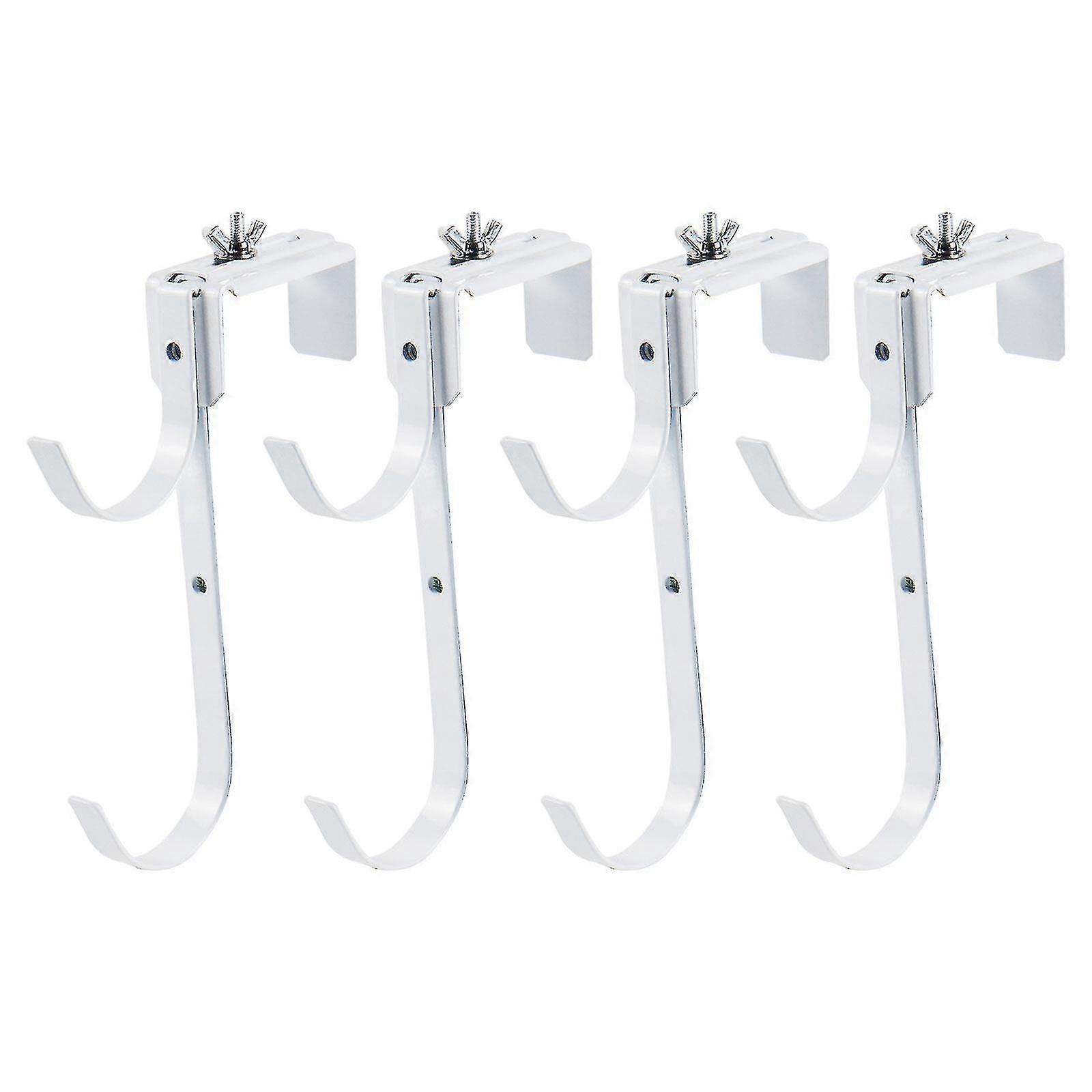 Adjustable Aluminum Pool Pole Hanger/hook, For Pool Poles, Use To Hang Pool Accessories On Pool Fence/wall, Is Rust Resistant