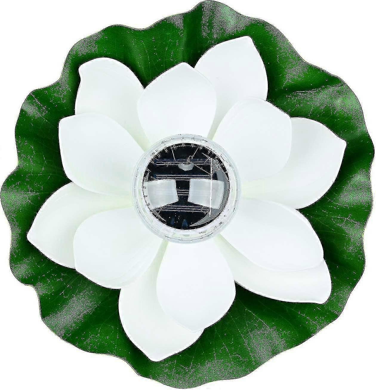 Solar Floating Lotus Light 7 väriä Rgb vedenpitävä Led-allasvalo (vaaleanpunainen)