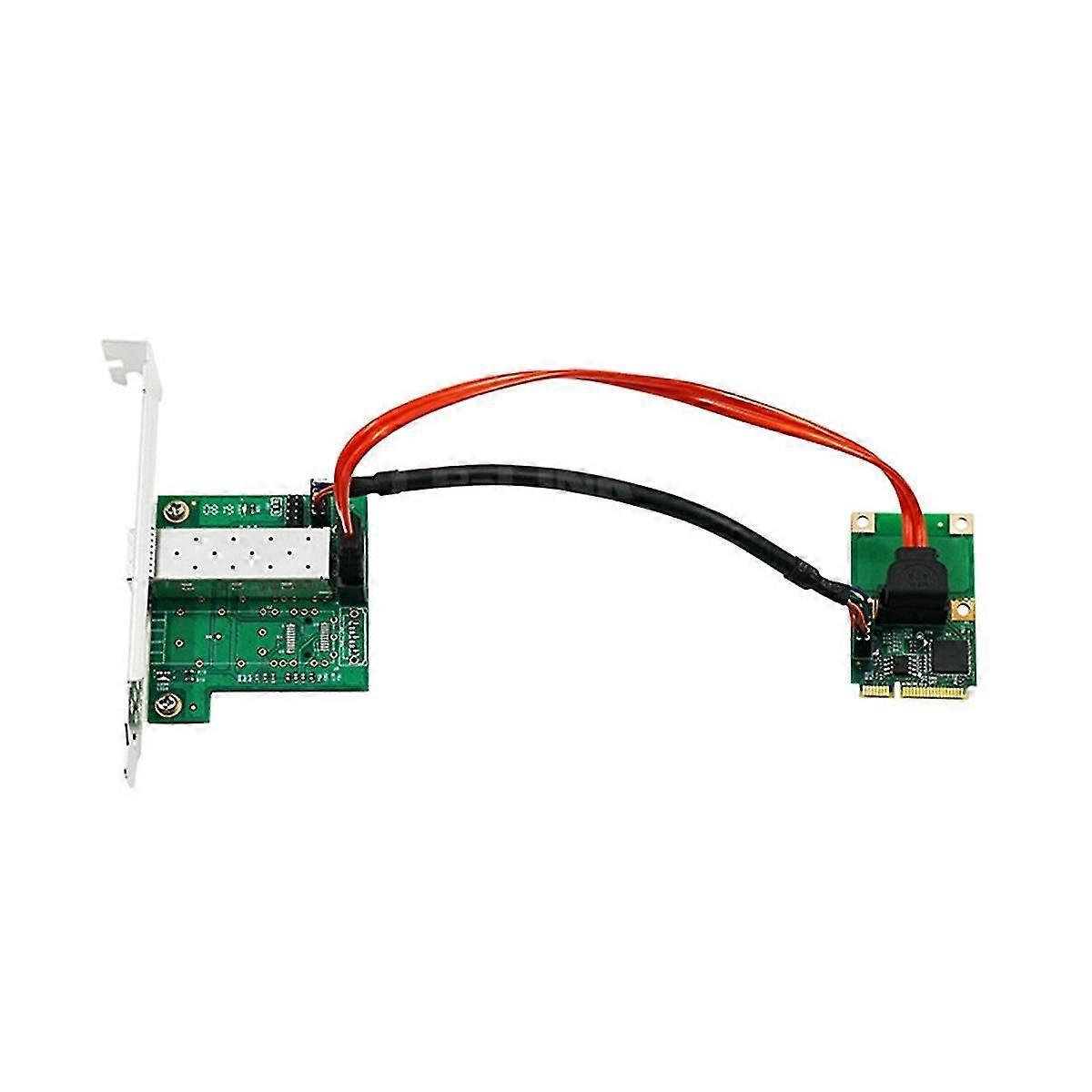 I210 Chip Single Optical Port Gigabit Netwerkkaart Mini PCIe Draagbare Ethernet-kaart Netwerkadapter