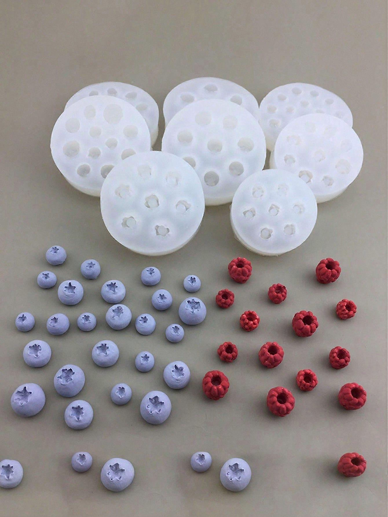 1pc Blueberry Raspberry Raspberry Silicone Mold