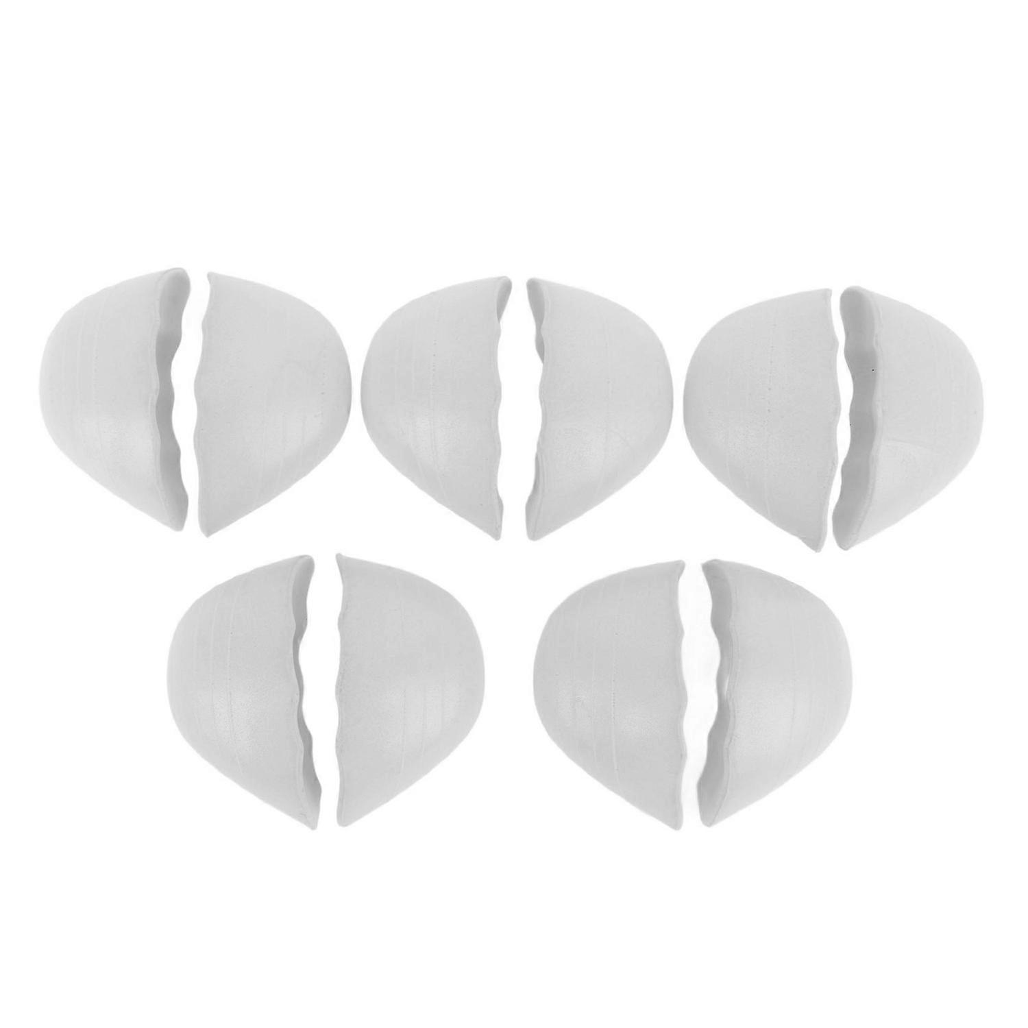 5 Pairs Round Shoe Filler Insert PU Foam Thick Soft Toe Cushion Fillers Half Size Shoe Filler for Wo