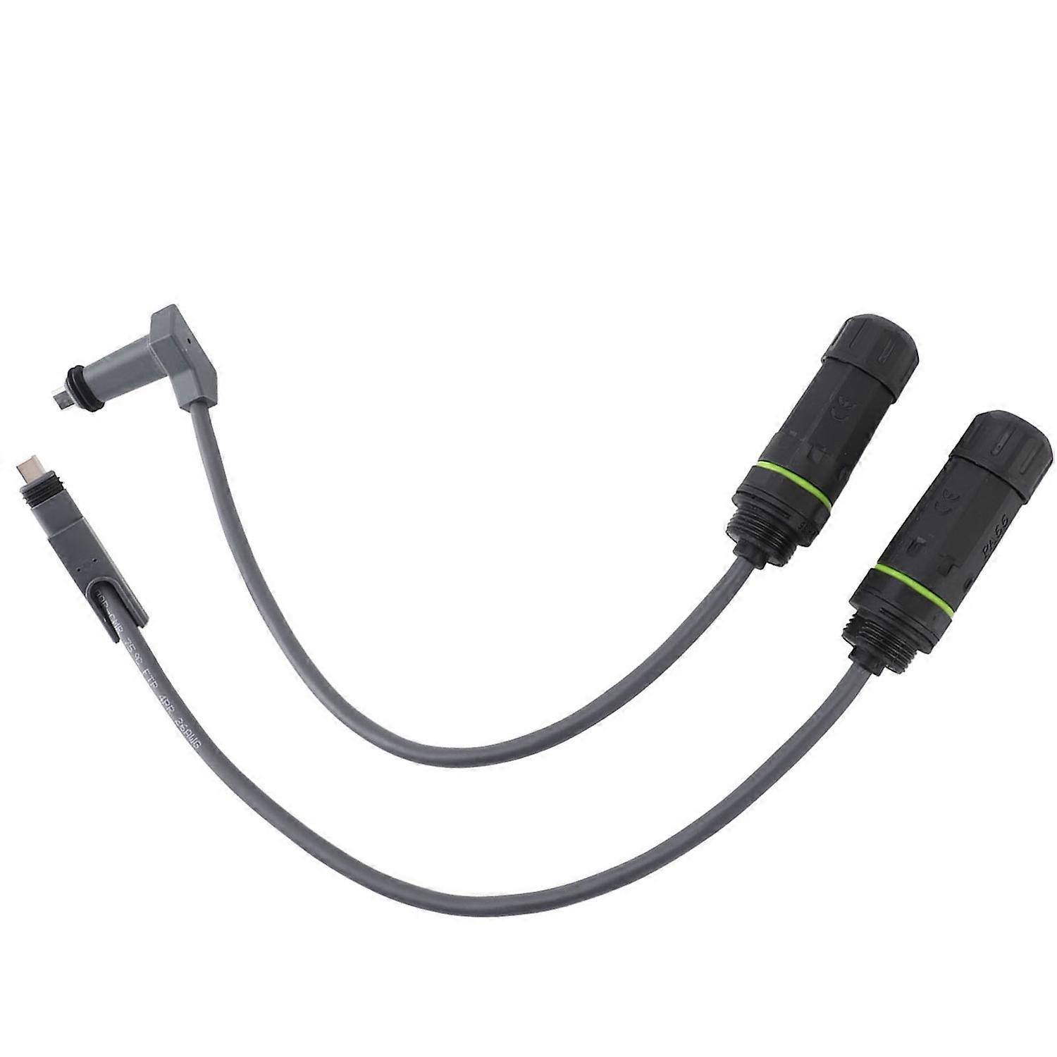 2PCS SPX Plug to RJ45 Connector Adapters IP68 Waterproof Ethernet Cable Adapter for Gen 2 Dish Anten