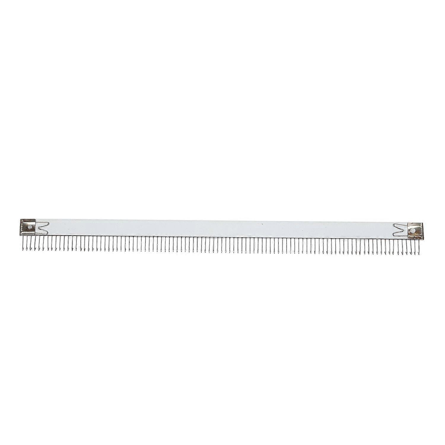 Practical 44.5cm Stainless Steel Silver Cast on Comb Knitting Machine for All 4.5mm/9mm for Knitting Machine Needle Part