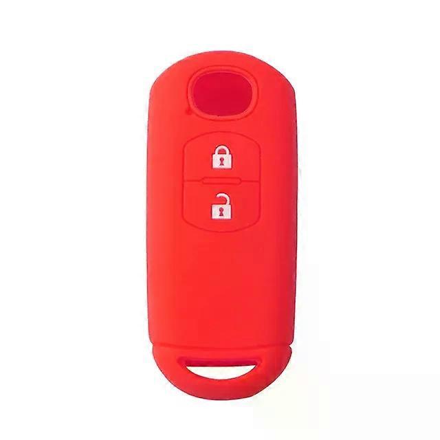 Unbrand Étui de couverture de clé de voiture en caoutchouc souple adapté pour Mazda 2 3 5 6 8 Atenza
