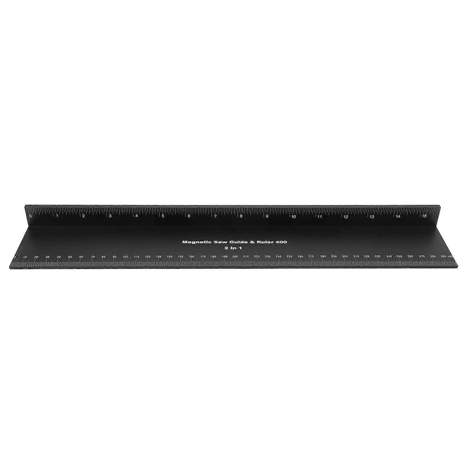 Multifunctional Protective Ruler Woodworking Scribing Aluminum Alloy Ruler HT202054