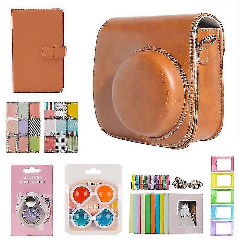 Fujifilm Instax Mini 9/mini11 Camera Bag And Camera Protective Case 7 Pieces
