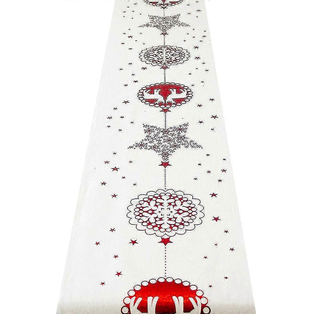 Christmas Rectangle Table Cloth Printed Table Cover Oblong Waterproof For Dining Room Kitchen Decor