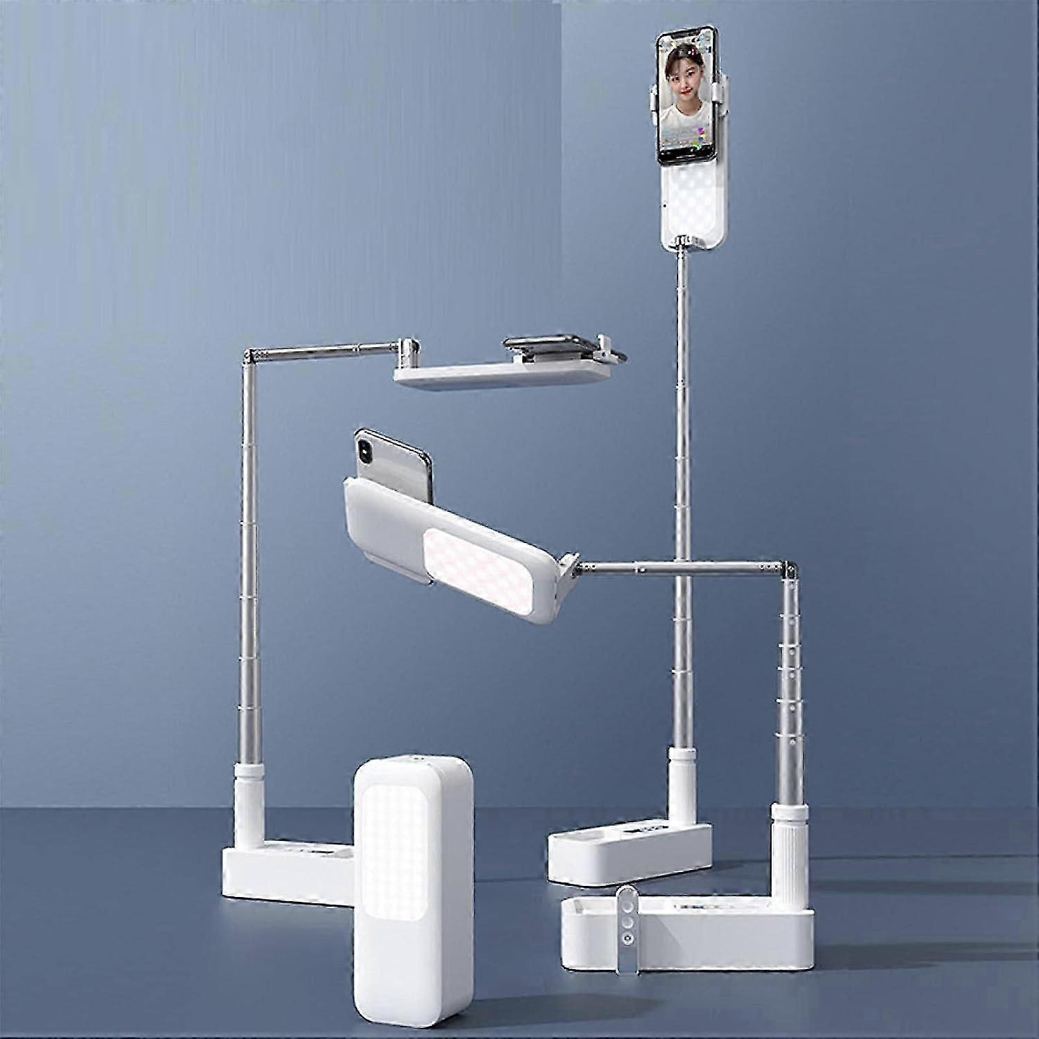 Extendable Selfie Stand Foldable Selfie Light 360 Rotation Rechargebale Stand With Phone Holder/remote