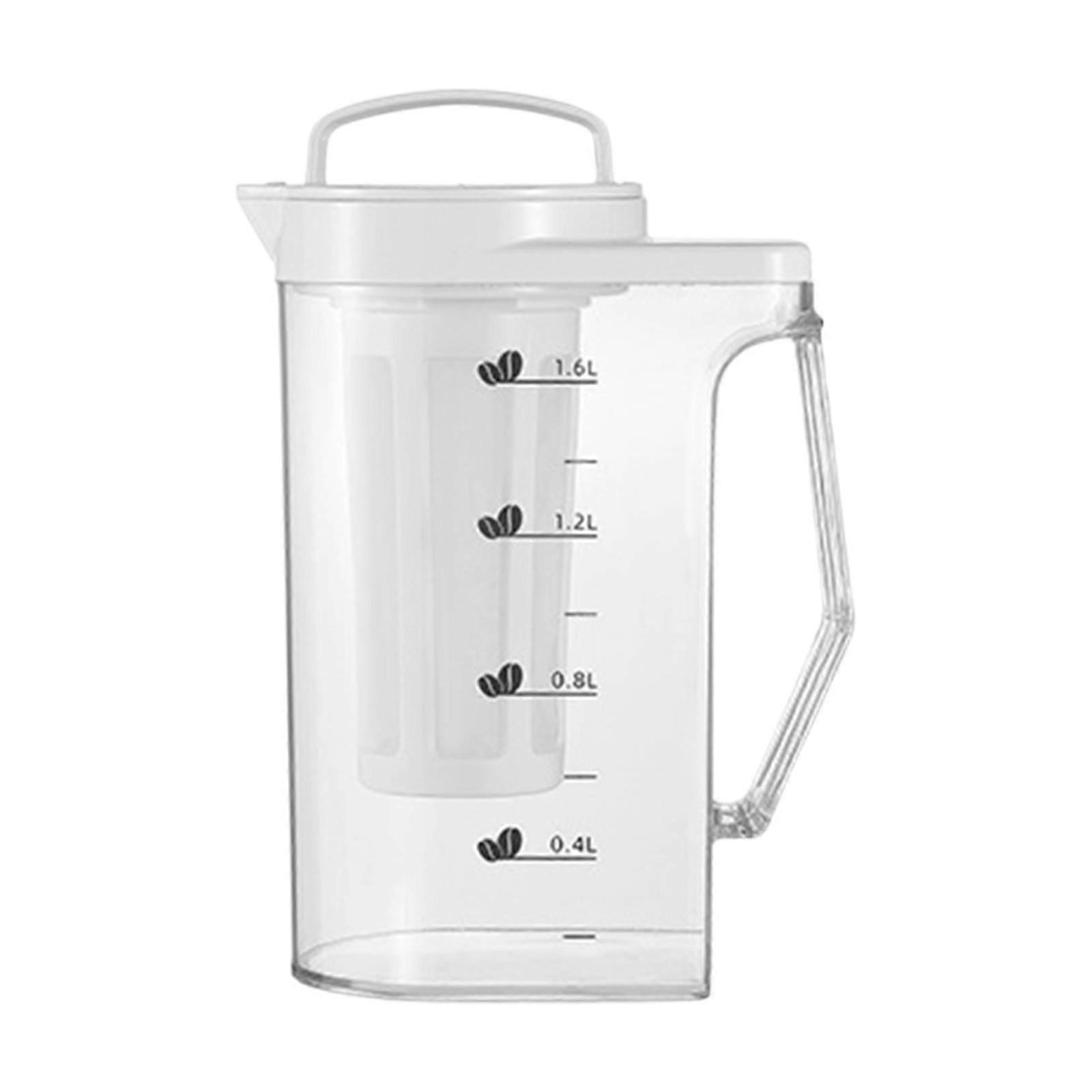 صانع القهوة المشروب البارد صانع القهوة المثلجة لمطابخ مياه الليمون المنزلية 1.6 لتر