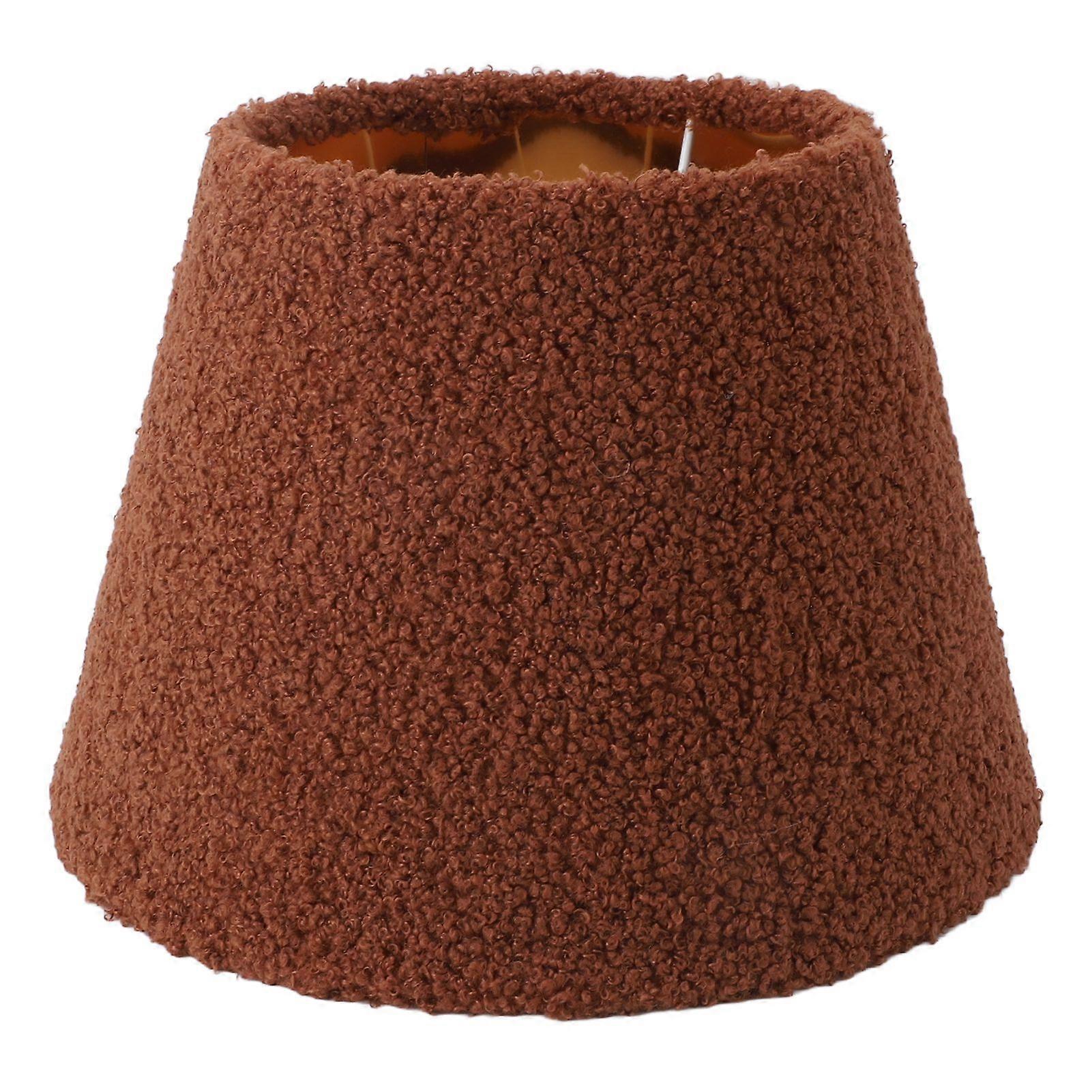 Table Lamp Shade Plush Cloth Tapered Simple Exquisite Lampshade for E27 E14 Bulb for Floor Lamps