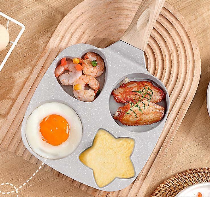 Maifan Stone non-stick pan egg hamburger frying pan bottom thickened deep flat bottom induction cooker universal mini omelette pan